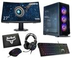 Complete 144Hz RTX 3050 Gaming PC Setup - 27 Curved Gami..., Computers en Software, Ophalen of Verzenden, Nieuw