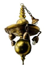 Plafondlamp - Art Deco - Messing, Antiek en Kunst