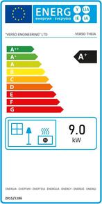 MaxxHome Moderne houtkachel - 9 kW - 57x47x93cm - Geschik..., Doe-het-zelf en Bouw, Verwarming en Radiatoren, Ophalen of Verzenden