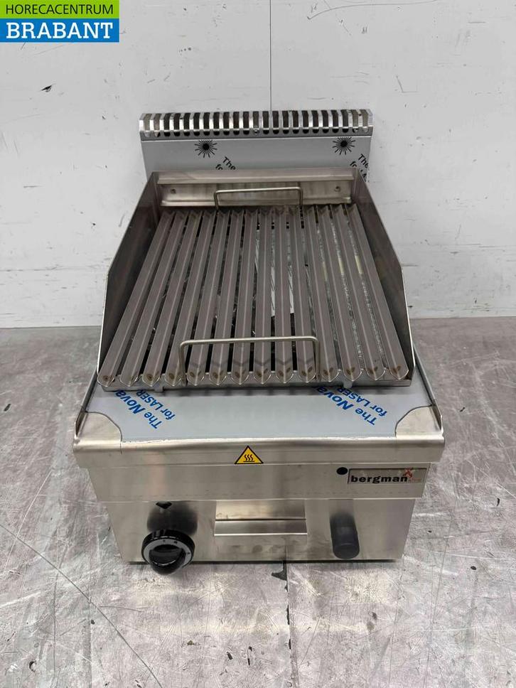 MBM RVS Lavagrill 40 cm GAS Horeca, Zakelijke goederen, Horeca | Keukenapparatuur, Ophalen of Verzenden