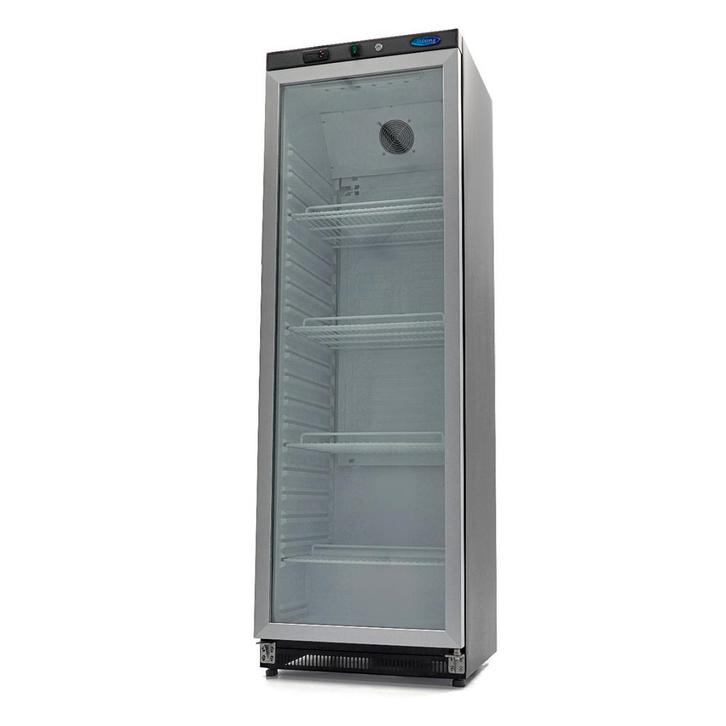 Koelkast - 400 L - Zwart - met Glazen Deur, Zakelijke goederen, Horeca | Keukenapparatuur, Nieuw in verpakking, Koelen en Vriezen