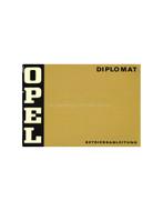 1974 OPEL DIPLOMAT INSTRUCTIEBOEKJE DUITS
