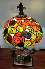 Lampe de table - Plomb, Résine, Verre - Style Tiffany - 65, Antiek en Kunst