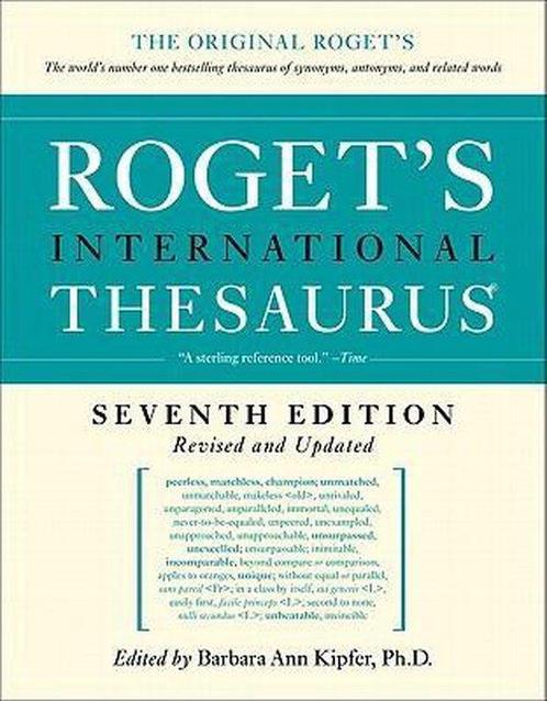 Rogets International Thesaurus, 7th Edition 9780061715211, Boeken, Overige Boeken, Gelezen, Verzenden