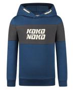 Koko Noko - Hoody Mid Blue/Dark Grey, Ophalen of Verzenden
