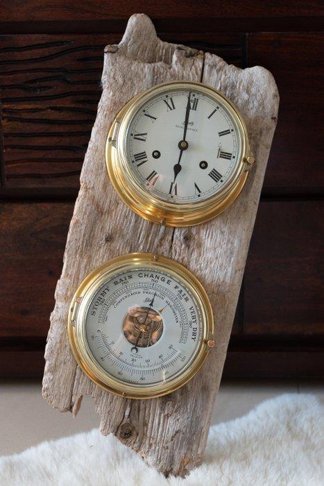 Scheepsklok (2) - Schatz “Royal Mariner” Clock and Barometer, Antiek en Kunst, Antiek | Klokken