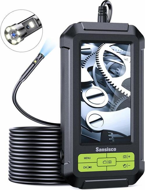 Sansisco Endoscoop inspectie camera met licht, 7mm, 1080P..., Doe-het-zelf en Bouw, Meetapparatuur, Nieuw, Verzenden