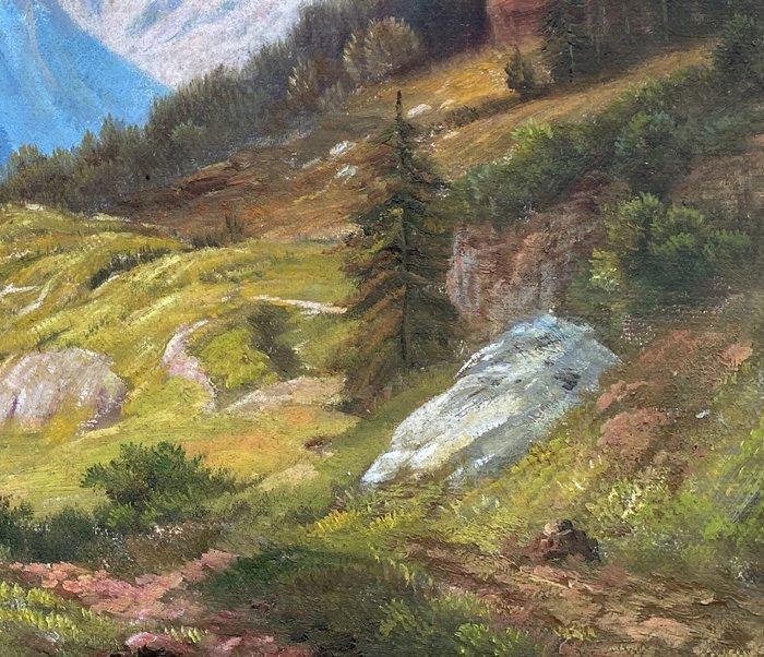 After Adalbert Waagen - Berchtesgadener Land, Antiek en Kunst, Kunst | Schilderijen | Klassiek