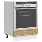 vidaXL Ovenkast Porto bewerkt hout artisanaal eikenkleur, Verzenden, Nieuw
