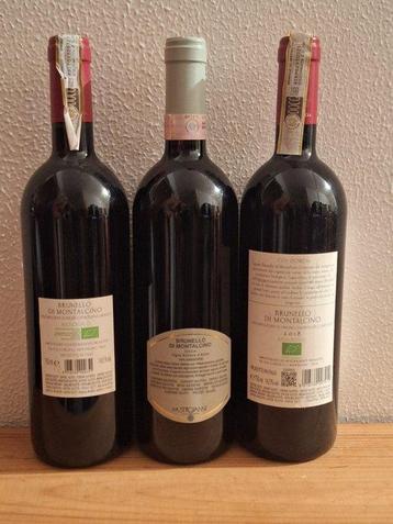 2014 , 2019 Col DOrcia & 2021 Mastrojanni - Brunello di