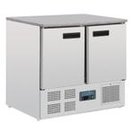 Polar G-serie koelwerkbank met marmeren werkblad 240 liter, Verzenden