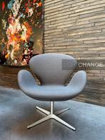 Frans Hansen Swan stoelen, zie ook EGG Chair met Footstool, Nieuw, Stof, Design