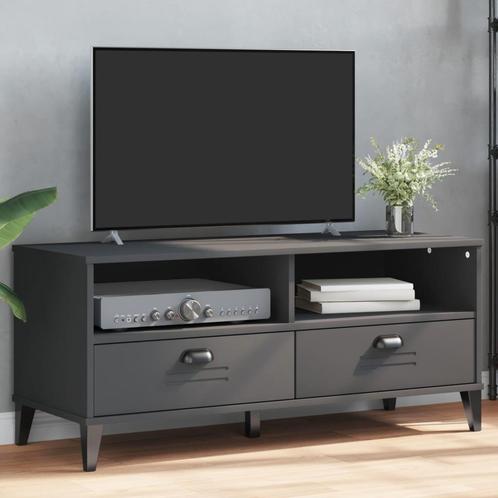 vidaXL Meuble TV VIKEN gris anthracite bois de pin, Maison & Meubles, Armoires | Mobilier de télévision, Neuf, Envoi