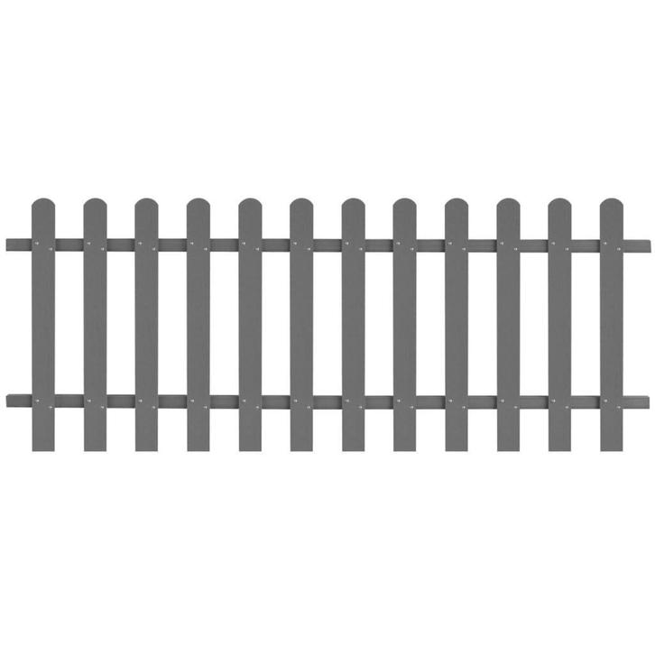 Hek HKC 200x80 Grijs | Tuinafsluiting | Retour deal 40%, Tuin en Terras, Tuinhekken en Hekwerk, Nieuw, Kunststof, Tuinhek, Verzenden