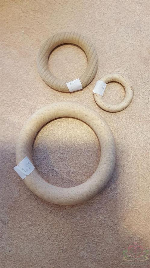Houten ring 7, 2 cm. handwerken macrame Houten ring, Hobby en Vrije tijd, Knutselen, Nieuw