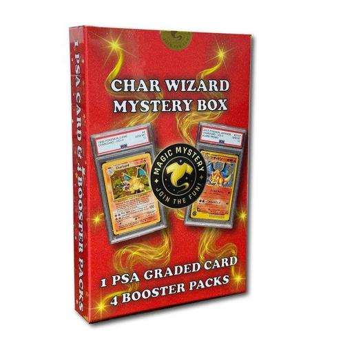 Pokémon Box - Char Wizard - Magic Mystery Box - Pokémon, Hobby en Vrije tijd, Verzamelkaartspellen | Pokémon