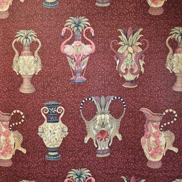 TESSUTO Bohemian Vases Paradise met krokodillen en, Antiek en Kunst, Kunst | Designobjecten