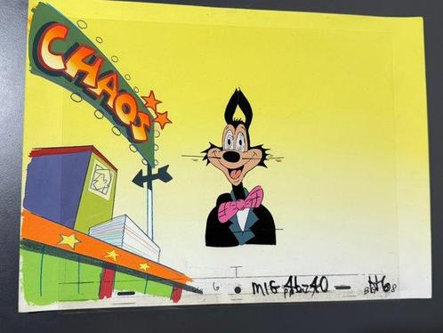 Mighty Mouse (Animated TV series) - 1 Originele animatiecel, Cd's en Dvd's, Dvd's | Tekenfilms en Animatie