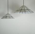 Plafondlamp (2) - Glas-in-lood - Tiffany-stijl, Antiek en Kunst