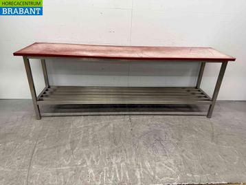 Table de découpe en acier inoxydable Polyéthylène PE 242 x, Articles professionnels, Verzenden
