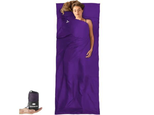 Veiling - Maraboha Lakenzak van Zachte Microvezel - Reisslaa, Caravans en Kamperen, Slaapzakken, Nieuw