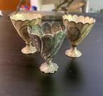 Drie Ottomaanse Zarf - Zilver - Turkije - 19e eeuw, Antiek en Kunst