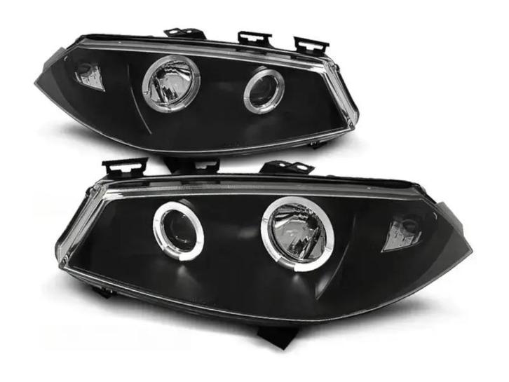 Angel Eyes koplampen Black geschikt voor Renault Megane 2, Auto-onderdelen, Verlichting, Nieuw, Renault, Verzenden