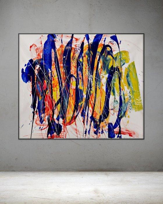 Sandra Glaser - A Day Full Of Decisions - XXL, Antiquités & Art, Art | Peinture | Moderne