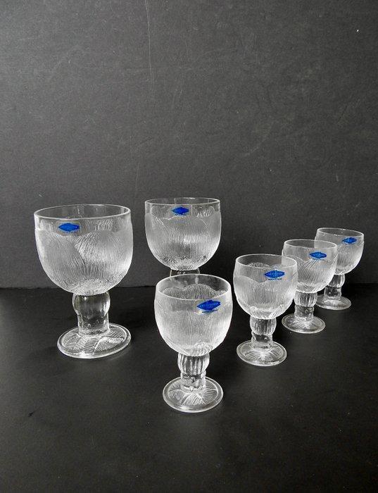 Nuutajärvi - Oiva Toikka - Drinkservies - Pioni - Glas, Antiek en Kunst, Antiek | Meubels | Tafels