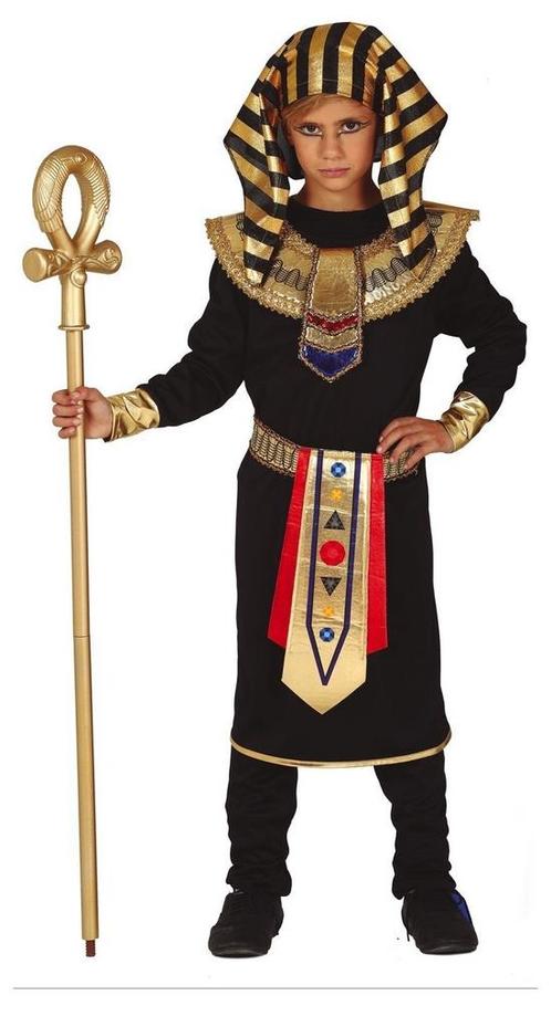 Farao Kostuum Zwart Kind, Kinderen en Baby's, Carnavalskleding en Verkleedspullen, Nieuw, Verzenden