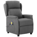 vidaXL Massagestoel met kussen Lichtgrijs 67.5 x 93.5 x, Huis en Inrichting, Verzenden, Nieuw