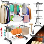 Droogrek inklapbaar - droogtoren met wielen - staand wasrek, Tuin en Terras, Droogmolens en Wasrekken, Verzenden, Nieuw