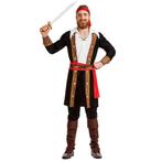 Piraat Kostuum Zwart Rood Heren, Vêtements | Hommes, Costumes de carnaval & Vêtements de fête, Verzenden