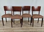 Stoel (4) - Art Deco bruyèrehouten stoelen - Wortelnotenhout