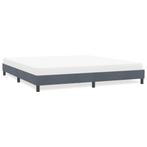 vidaXL Bedframe zonder matras 180x220 cm fluweel donkergrijs, Verzenden, Nieuw