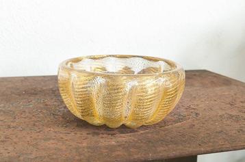 Barovier & Toso - Ercole Barovier - Kom - Cordonato Oro -, Antiek en Kunst, Antiek | Glaswerk en Kristal