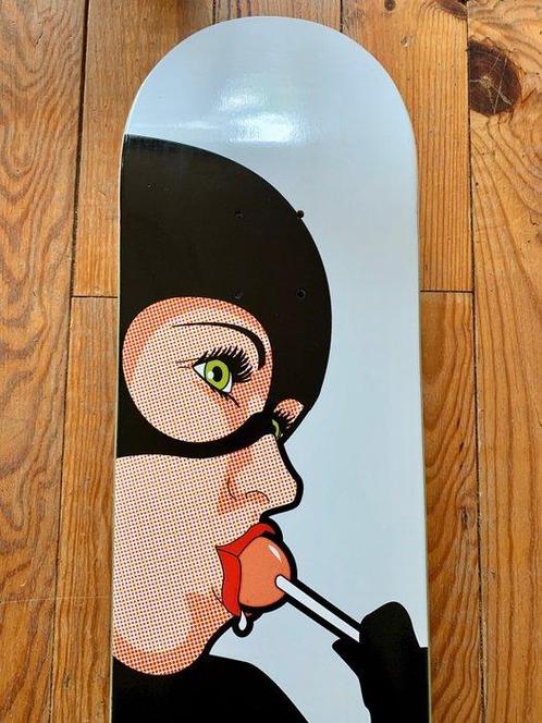 Guillemin - Cat Secret Heroes Skateboard, Antiek en Kunst, Kunst | Schilderijen | Modern
