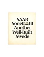 1970 SAAB SONETT BROCHURE ENGELS (USA), Nieuw