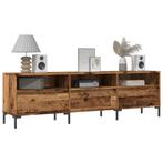 vidaXL Tv-meubel 150x30x44,5 cm bewerkt hout oud houtkleurig, Huis en Inrichting, Verzenden, Nieuw