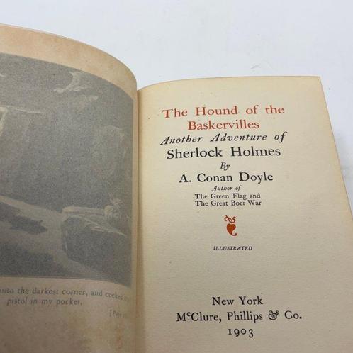 Sir Arthur Conan Doyle - The Hound of Baskervilles - 1903, Antiek en Kunst, Antiek | Boeken en Manuscripten