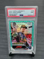 2023 Topps Chrome F1 Max Verstappen #165 Aqua Wave /150 PSA, Nieuw