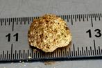 Goud Of Natif, goudgele balletje, of sponsachtig- 1.21 g -, Verzamelen, Mineralen en Fossielen