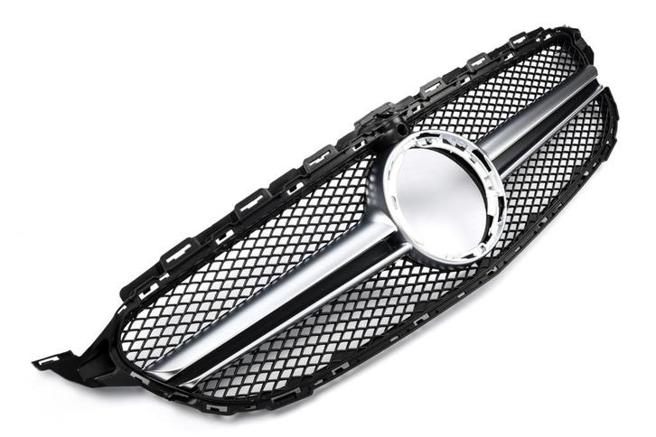 Grille passend voor Mercedes W205 C-Klasse 2018-2021 360°, Auto diversen, Auto-accessoires, Verzenden