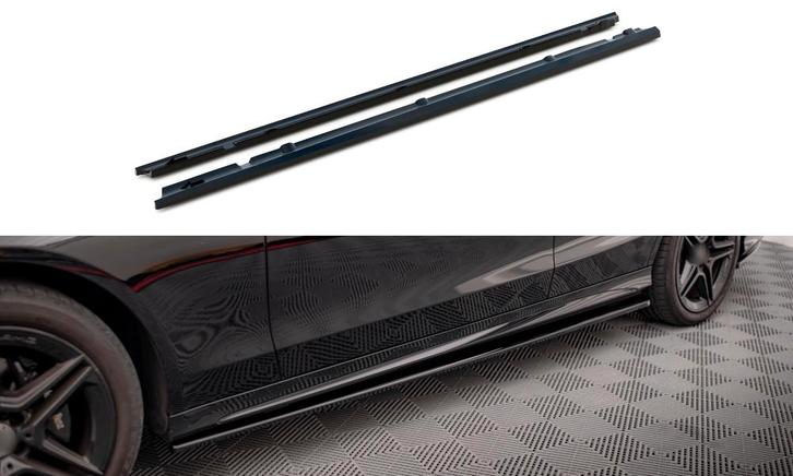 Side Skirts Diffuser voor Mercedes W205 Facelift AMG Line, Autos : Divers, Tuning & Styling, Enlèvement ou Envoi