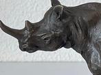 Milo (1910-1978) - Beeld, Rhinoceros - 3 kg - 18 cm - Brons,, Antiek en Kunst