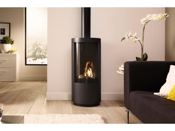 Veiling - Dru Circo gashaard showroommodel, Huis en Inrichting, Kachels, Gebruikt