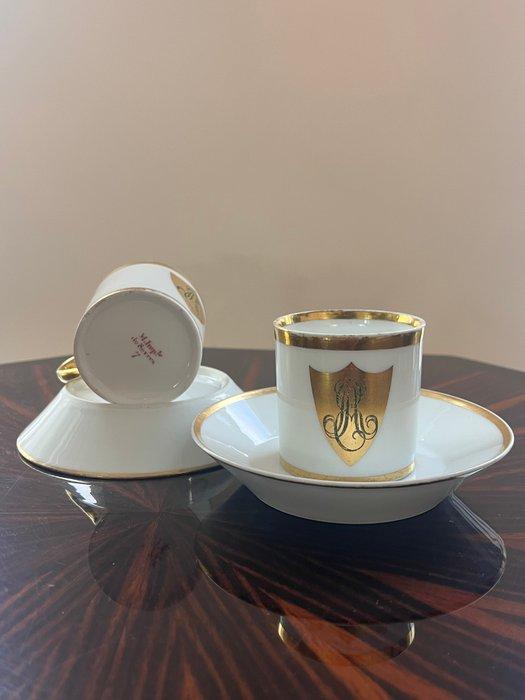 Manufacture Imperiale de Sèvres - Kop en schotel (2) -, Antiek en Kunst, Antiek | Glaswerk en Kristal