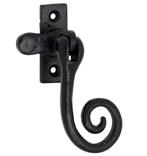 Raamboom Met sluitplaat Curl ijzer zwart, Doe-het-zelf en Bouw, Nieuw, Overige materialen, Klink of Kruk