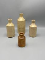 Set van 4 antieke stenen inktflesjes – Bourne Denby
