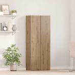 vidaXL Highboard Artisan Eiken 60 x 32 x 153 cm Bewerkt Hout, Verzenden, Nieuw
